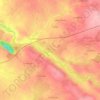 Carte topographique La Meilleraie-Tillay, altitude, relief