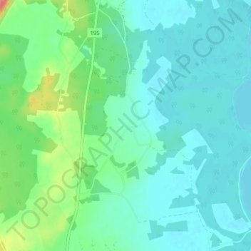 Carte topographique Skogaryd, altitude, relief