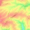 Carte topographique Serre-lès-Puisieux, altitude, relief