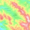 Carte topographique Terre-Neuve, altitude, relief