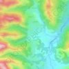 Carte topographique Urdosbehere, altitude, relief