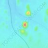 Carte topographique الضور, altitude, relief