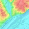 Carte topographique Le Bois Blot, altitude, relief