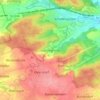 Carte topographique Geisengrund, altitude, relief