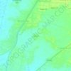 Carte topographique Bagon, altitude, relief