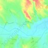 Carte topographique La Garrigue, altitude, relief