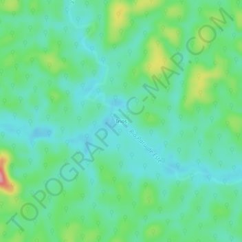 Carte topographique Trios, altitude, relief