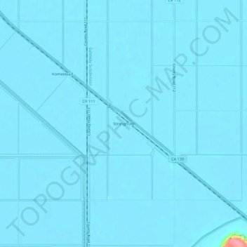 Carte topographique Stronghold, altitude, relief