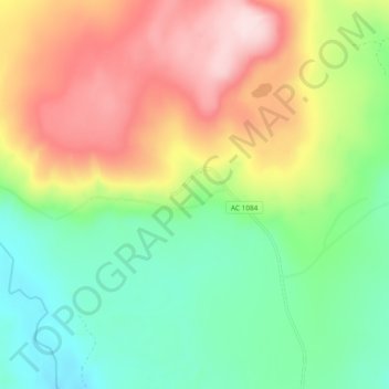 Carte topographique Heligfjäll, altitude, relief