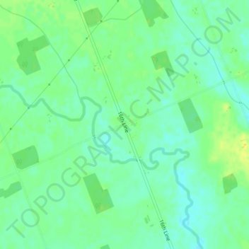 Carte topographique Cassel, altitude, relief