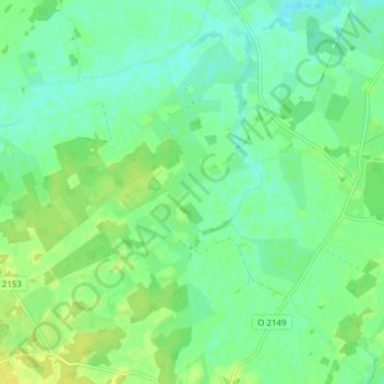Carte topographique Tromberg, altitude, relief