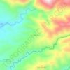Carte topographique Pantoloan, altitude, relief