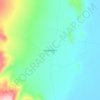 Carte topographique Laguna Blanca, altitude, relief