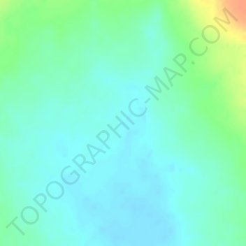 Carte topographique Oued Taounat, altitude, relief