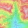 Carte topographique Mutum Preto, altitude, relief