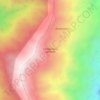 Carte topographique Corregimiento La Florida, altitude, relief