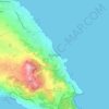 Carte topographique Πρωταράς, altitude, relief