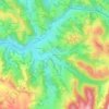 Carte topographique Rulhe, altitude, relief