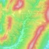 Carte topographique Glace, altitude, relief