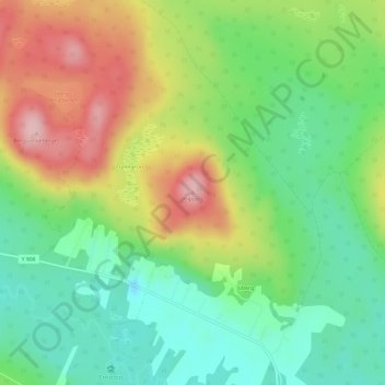 Carte topographique Klippen, altitude, relief