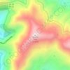 Carte topographique Mount Islip, altitude, relief