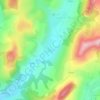 Carte topographique Aldea, altitude, relief