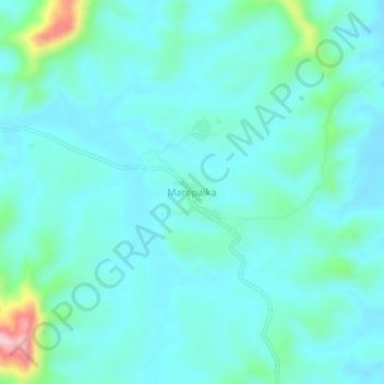 Carte topographique Maropaika, altitude, relief