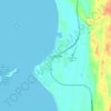 Carte topographique Jurien Bay, altitude, relief