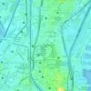 Carte topographique Garuga, altitude, relief