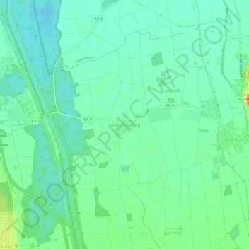 Carte topographique Sankt Stephan, altitude, relief