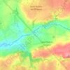 Carte topographique Hameau de Havaudière, altitude, relief