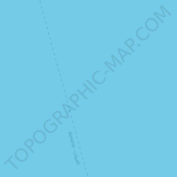 Carte topographique Golfo de Almería, altitude, relief