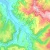 Carte topographique Aebnit, altitude, relief