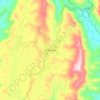 Carte topographique Thenzawl, altitude, relief
