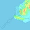 Carte topographique Negril, altitude, relief