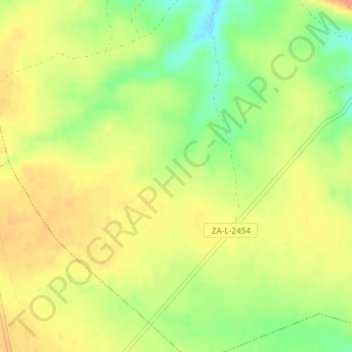 Carte topographique La Sortija, altitude, relief