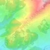 Carte topographique በግ ተራ Beg Tera, altitude, relief
