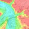 Carte topographique Le Petit Cherisy, altitude, relief