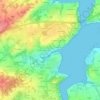 Carte topographique La Basse Minotais, altitude, relief