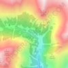 Carte topographique Raggio, altitude, relief