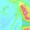 Carte topographique Tondon, altitude, relief