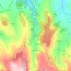 Carte topographique Puy Raynaud, altitude, relief