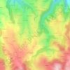 Carte topographique Chantoiseau, altitude, relief