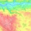 Carte topographique Keradennec, altitude, relief