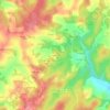Carte topographique La Fayardie, altitude, relief