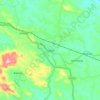 Carte topographique Puttur, altitude, relief