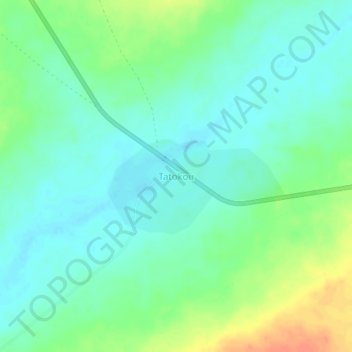 Carte topographique Tatokou, altitude, relief