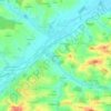 Carte topographique Biedenbach, altitude, relief