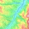 Carte topographique La Brévenne, altitude, relief