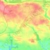 Carte topographique Goarem Dour Bras, altitude, relief